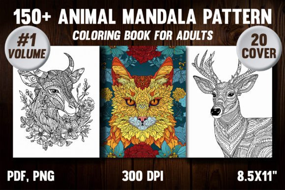 Animal Mandala Coloring Pages 1