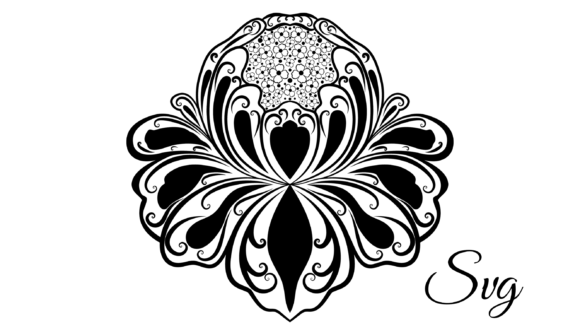 Decorative Flower: A Versatile Vector Design for Creative Projects