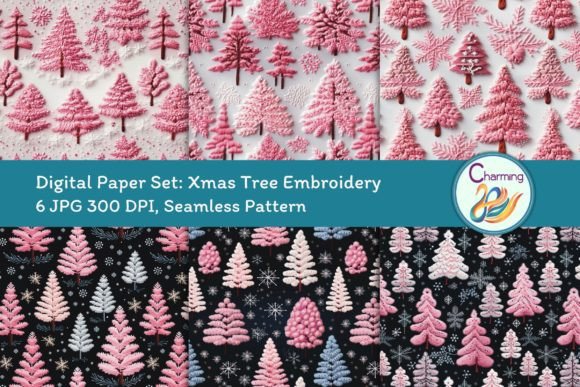 Digital Papers Set Snowflake Embroidery: A Versatile Tool for Creative Projects