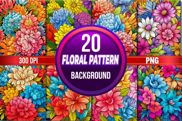 Flowers Pattern Background for Cover 1