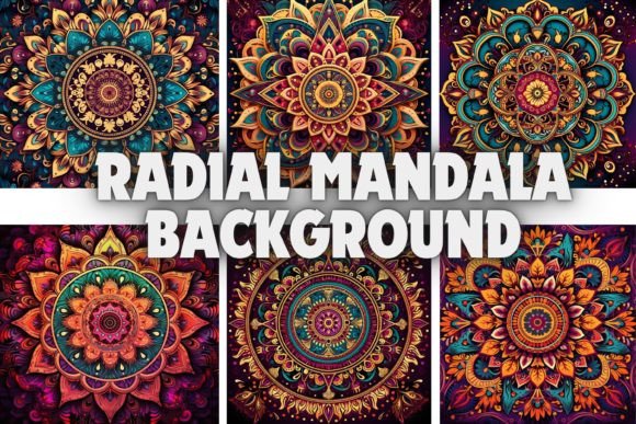Radial Mandala Backgrounds: A Symphony of Symmetry and Serenity