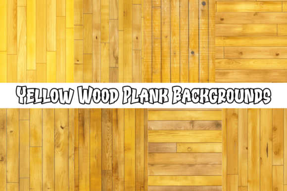 Yellow Wood Plank Backgrounds: A Vibrant Addition to Your Creative Projects